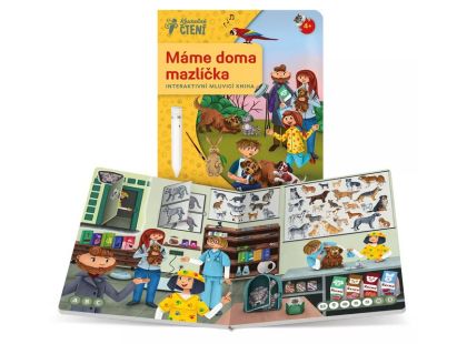Albi Kouzelné čtení Kniha Máme doma mazlíčka