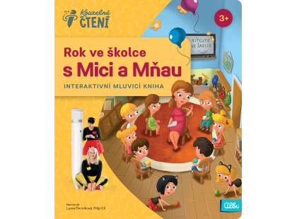 Albi Kouzelné čtení Kniha Rok ve školce s Mici a Mňau