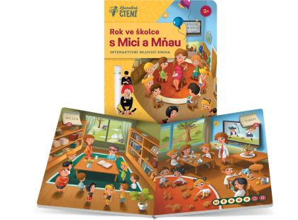 Albi Kouzelné čtení Kniha Rok ve školce s Mici a Mňau