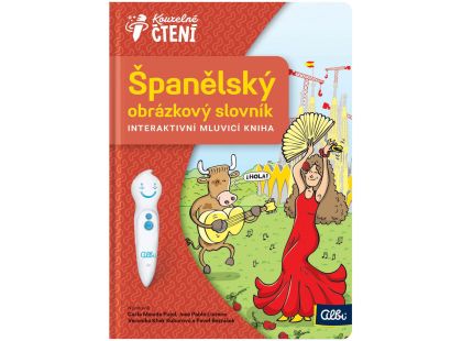 Albi Kouzelné čtení Kniha Španělský obrázkový slovník