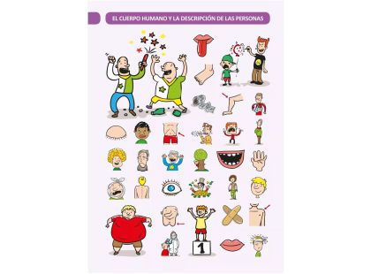 Albi Kouzelné čtení Kniha Španělský obrázkový slovník