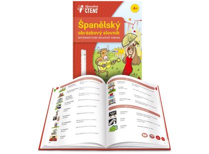 Albi Kouzelné čtení Kniha Španělský obrázkový slovník