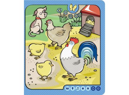 Albi Kouzelné čtení Kniha Zvířátka na statku