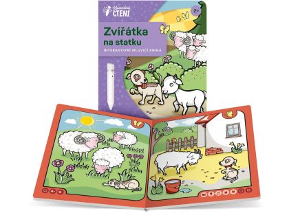 Albi Kouzelné čtení Kniha Zvířátka na statku