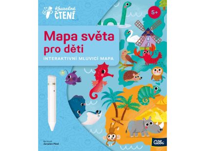 Albi Kouzelné čtení Mapa světa pro děti