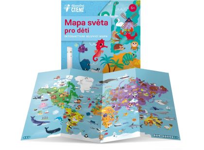 Albi Kouzelné čtení Mapa světa pro děti