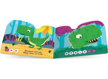 Albi Kouzelné čtení Minikniha s výsekem Dinosauři