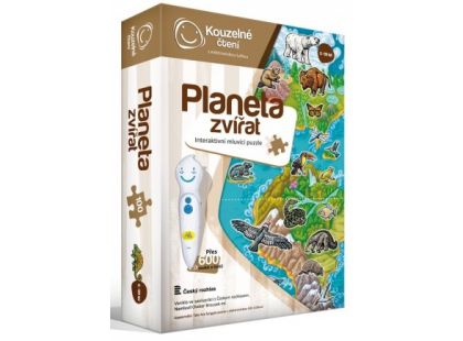 Albi Kouzelné čtení Puzzle Planeta zvířat - Poškozený obal