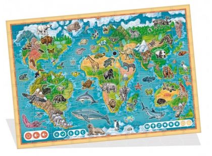 Albi Kouzelné čtení Puzzle Planeta zvířat - Poškozený obal