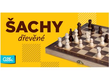 Albi Šachy dřevěné