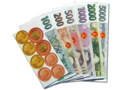 Alexander Peníze české koruny - Poškozený obal