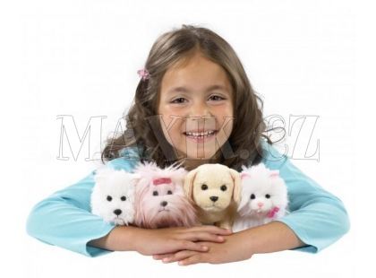 Alltoys Animagic miminka se zvukem - Pes růžový