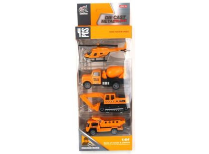 Alltoys Autíčko 4 ks 1  :  64