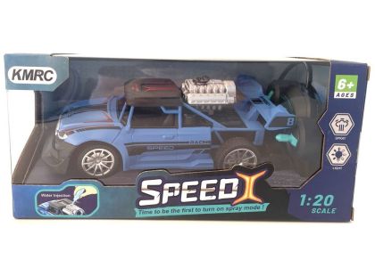 Alltoys Auto 1 : 20 s efektem kouře RC modré