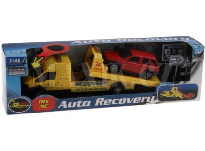 Alltoys Auto odtahová služba s autíčkem - Žlutá