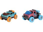 Alltoys Sada autíček se světelnými a zvukovými efekty zelené a růžové