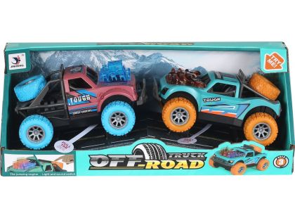 Alltoys Sada autíček se světelnými a zvukovými efekty zelené a růžové