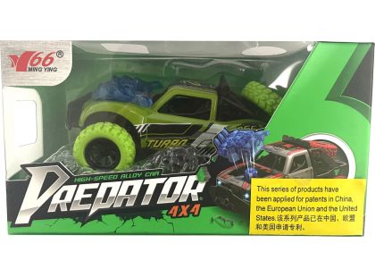 Alltoys Auto se zvukem a světlem (1 : 36 ) zelená kola