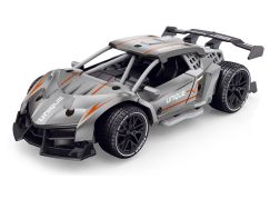 Alltoys Auto závodní šedá