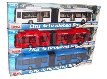 Alltoys Autobus městský kloubový 38cm