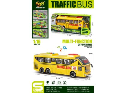 Alltoys Autobus školní žlutý 1 : 16