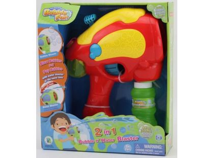 Alltoys Bublifuková a stříkací pistole na vodu 2v1