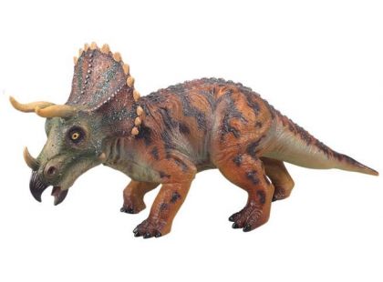 Alltoys Dinosaurus měkký Tricertops 55 cm hnědý