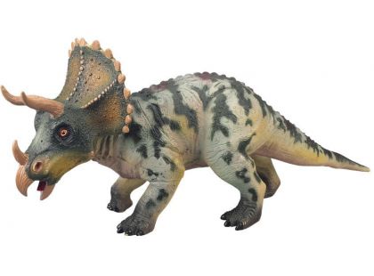 Alltoys Dinosaurus měkký Tricertops 55 cm zelený
