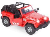 Alltoys Džíp 1:10 se světelným a zvukovým efektem červený