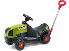 Falk Odstrkovadlo traktor Claas Axos 340 s vodící tyčí zelené