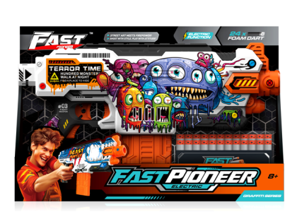Alltoys Fast pioneer blaster + 24 ks nábojů