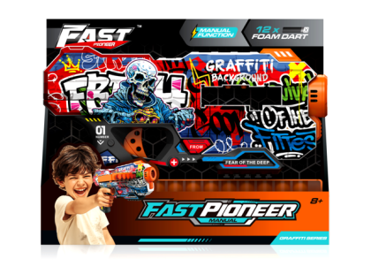Alltoys Fast pioneer blaster manuální BH151 + 12 ks nábojů