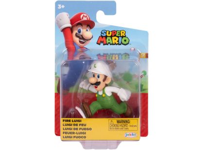 Alltoys Figurka Super Mario 6 cm Fire Luigi