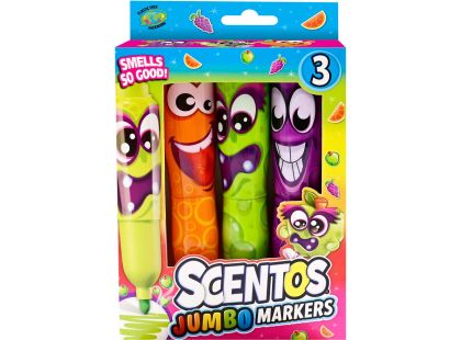 Alltoys Fixy voňavé Scentos Jumbo Funny Face 3ks