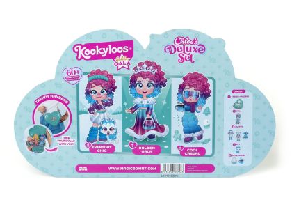 Alltoys Hrací sad Panenka Kookyloos - Golden Gala Chloe Deluxe