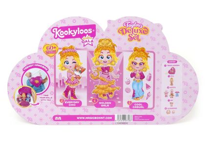 Alltoys Hrací sad Panenka Kookyloos - Golden Gala Taylor Deluxe