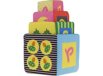 Alltoys Kostky textilní skládací