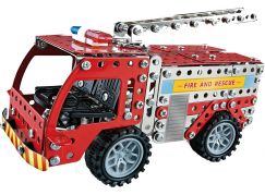 Alltoys Kovová stavebnice hasičské auto 292 dílků