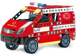 Alltoys Kovová stavebnice hasičské auto 314 dílků