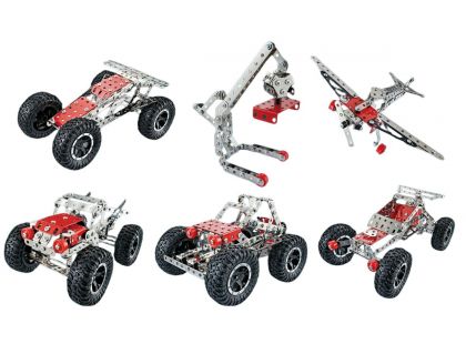 Alltoys Kovová stavebnice terénní auto 288 dílků