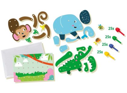 Alltoys Kreativní mozaika - zvířátka Alltoys Kreativní mozaika - zvířátka
