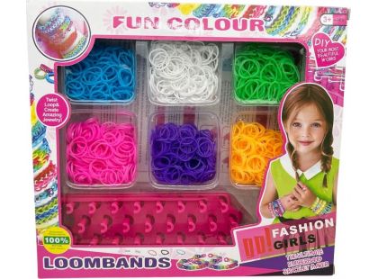 Alltoys Kreativní sada na výrobu náramků Loom Band 1200 ks