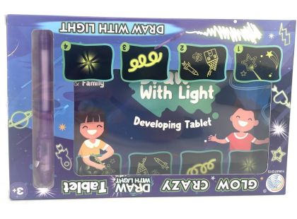 Alltoys Kreslící tabulka svítící ve tmě