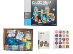 Alltoys Kuličkodráha magnetická se světlem 150 ks (279) - Poškozený obal