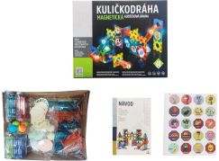 Alltoys Kuličkodráha magnetická se světlem 49 ks (276)