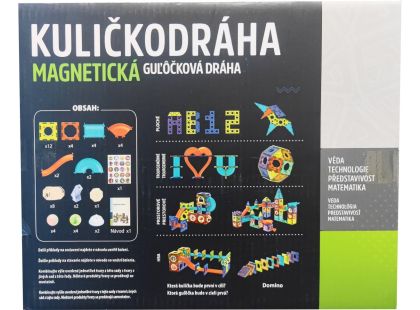 Alltoys Kuličkodráha magnetická se světlem 49 ks (276)