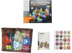 Alltoys Kuličkodráha magnetická se světlem 75 ks (277)