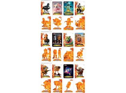 Alltoys Laminované sběratelské kartičky BrainRot