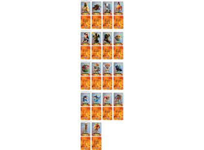 Alltoys Laminované sběratelské kartičky BrainRot