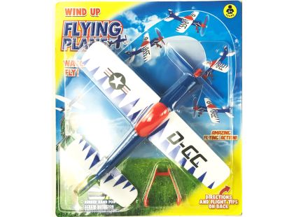 Alltoys Letadlo na gumičku bílé